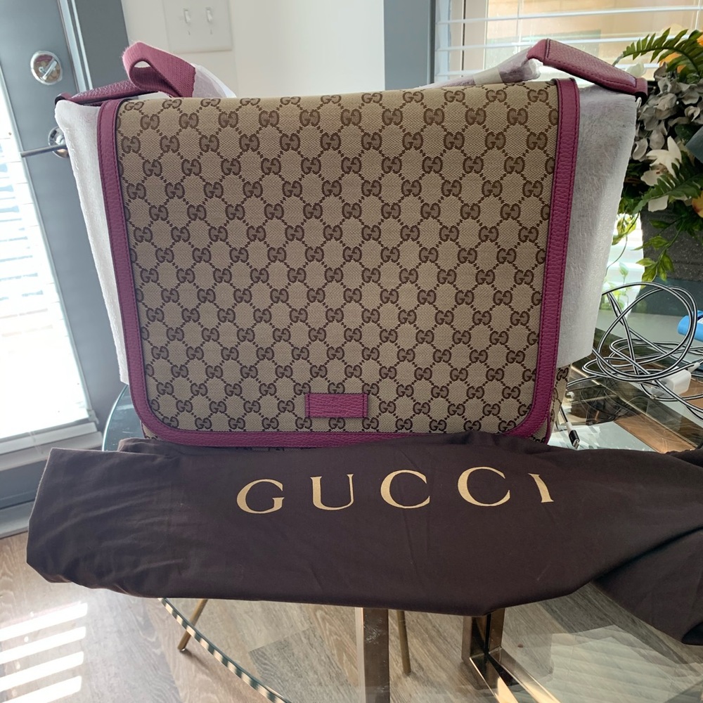 Gucci diaper bag
